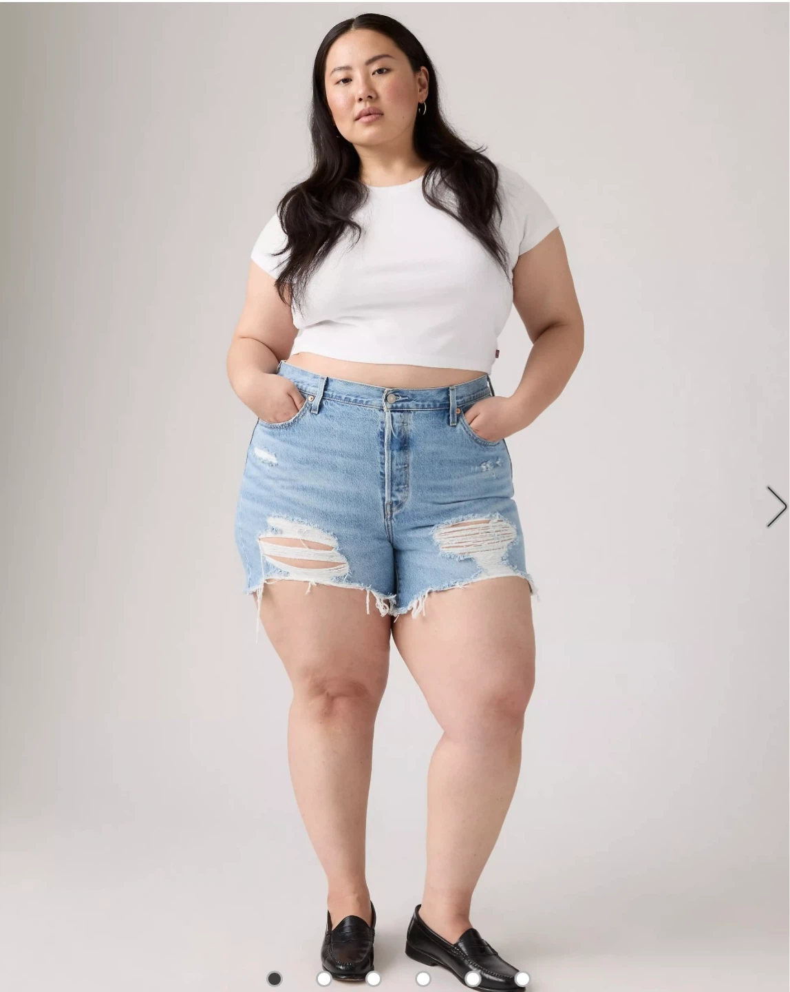 Levi's 501 Women's Denim Shorts Size 20 - photo 5