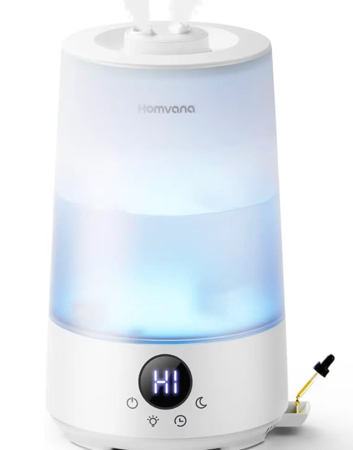 New Homvana Humidifier - Gentle Mist, Auto Shut-Off