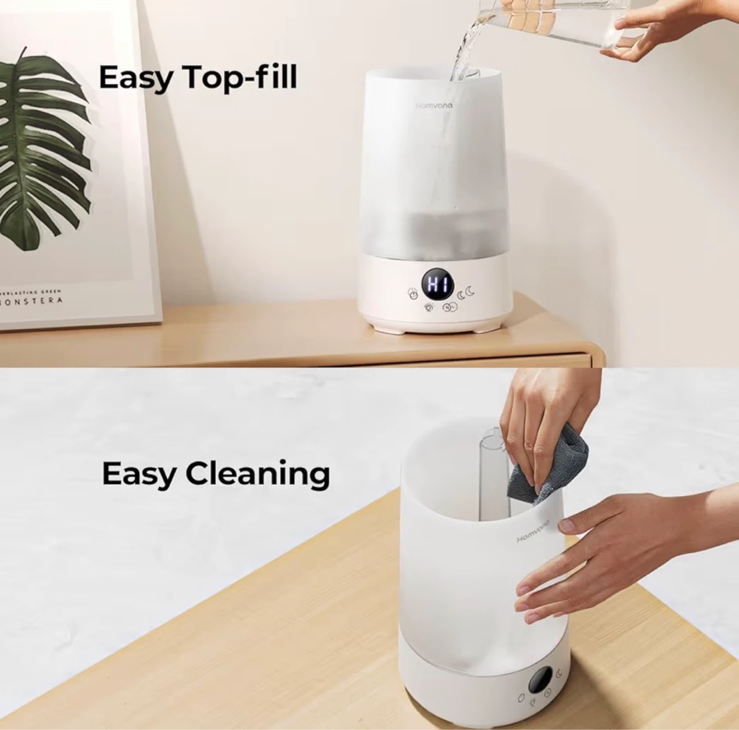 New Homvana Humidifier - Gentle Mist, Auto Shut-Off - photo 5