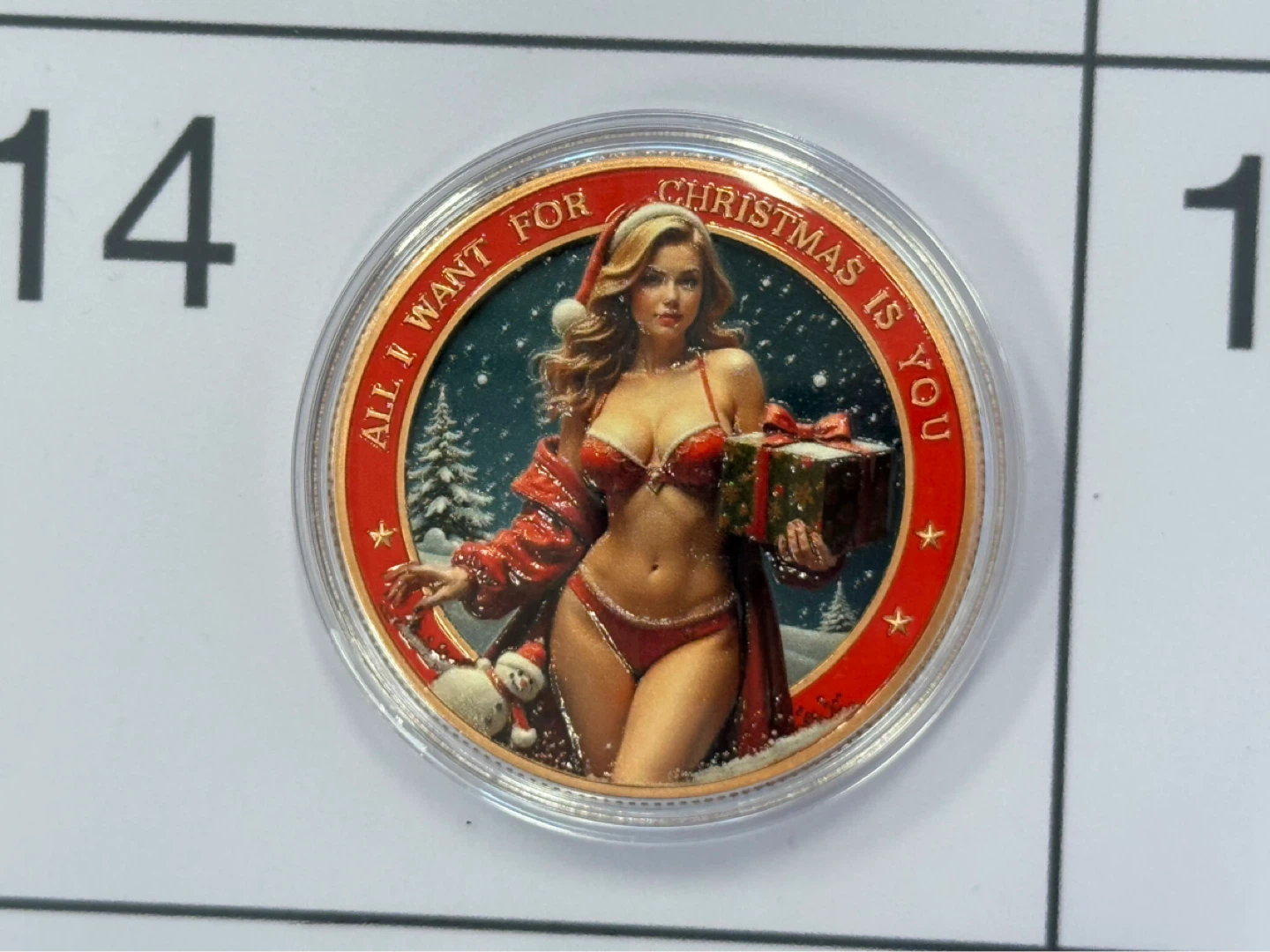 1 oz 999 Fine Copper Coin All I want for Christmas is You 🌱