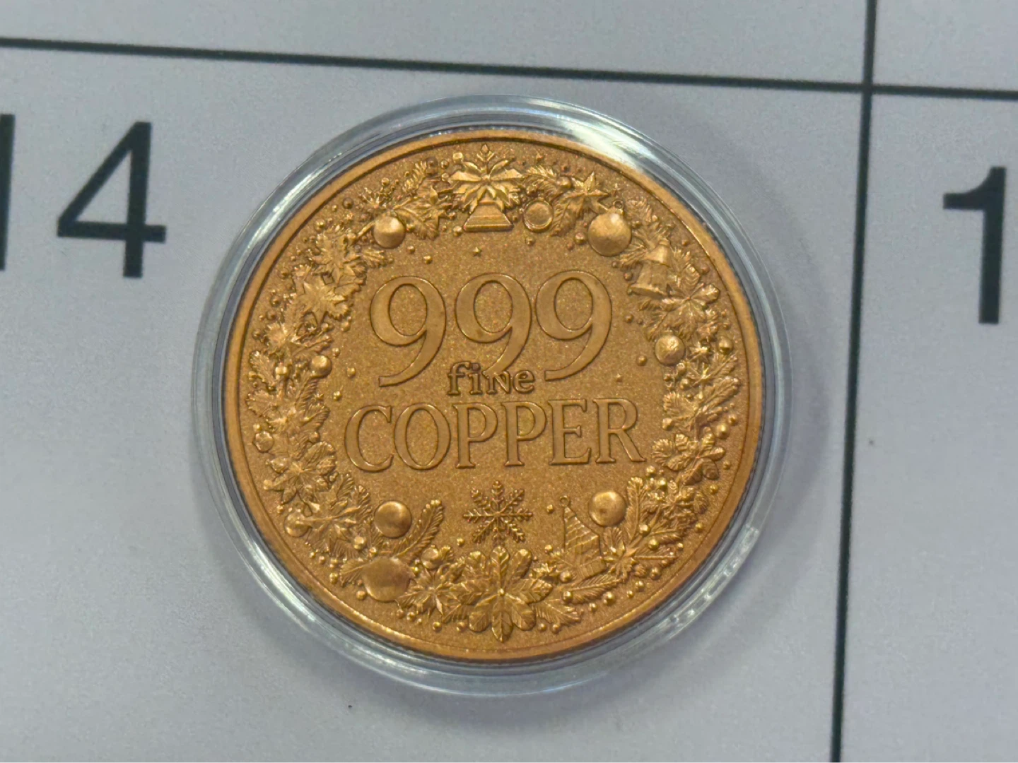 1 oz 999 Fine Copper Coin All I want for Christmas is You 🌱 - photo 2