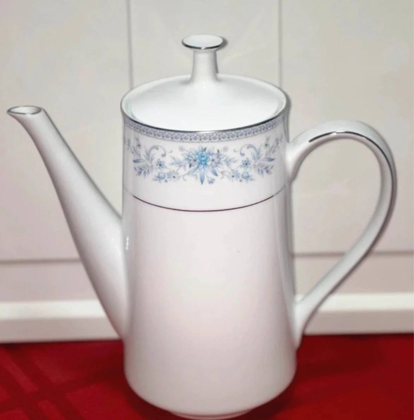 Original Noritake Blue Hill Fine China Coffee Pot