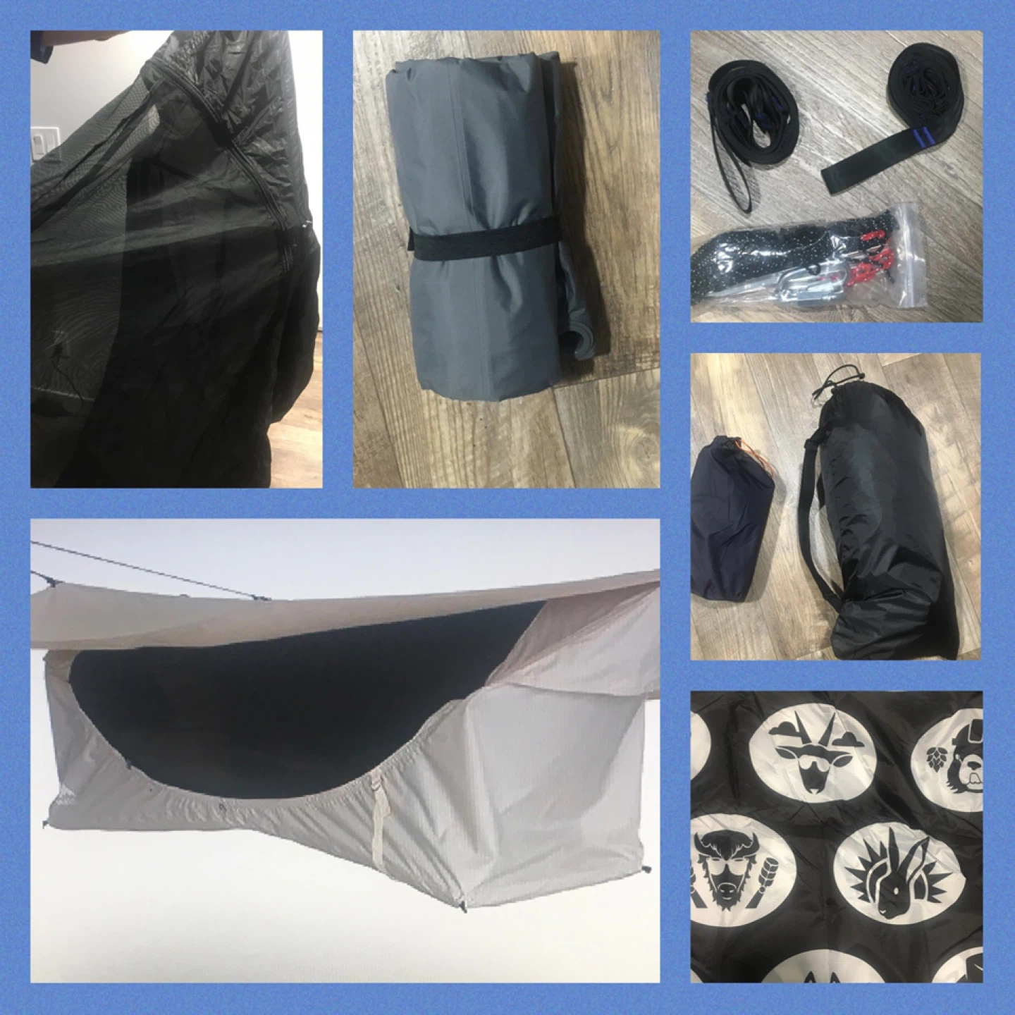 Hammock Tent with Bug Net and Rainfly