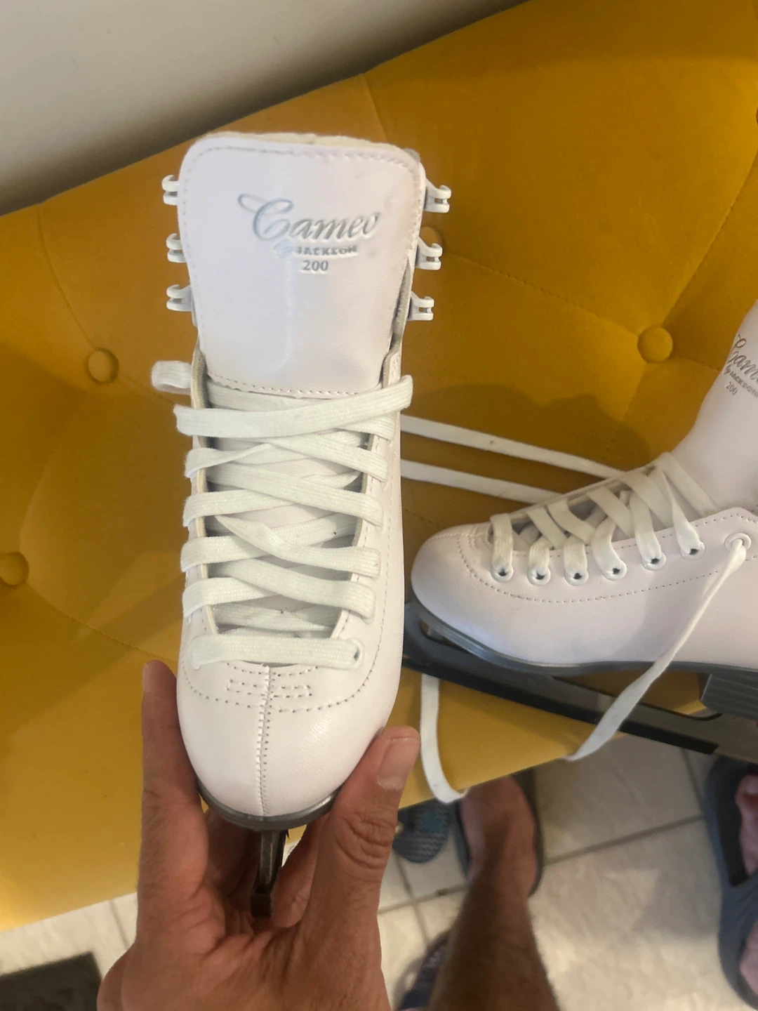 Brand new Cameo Jackson 200 White Figure Skates - photo 5