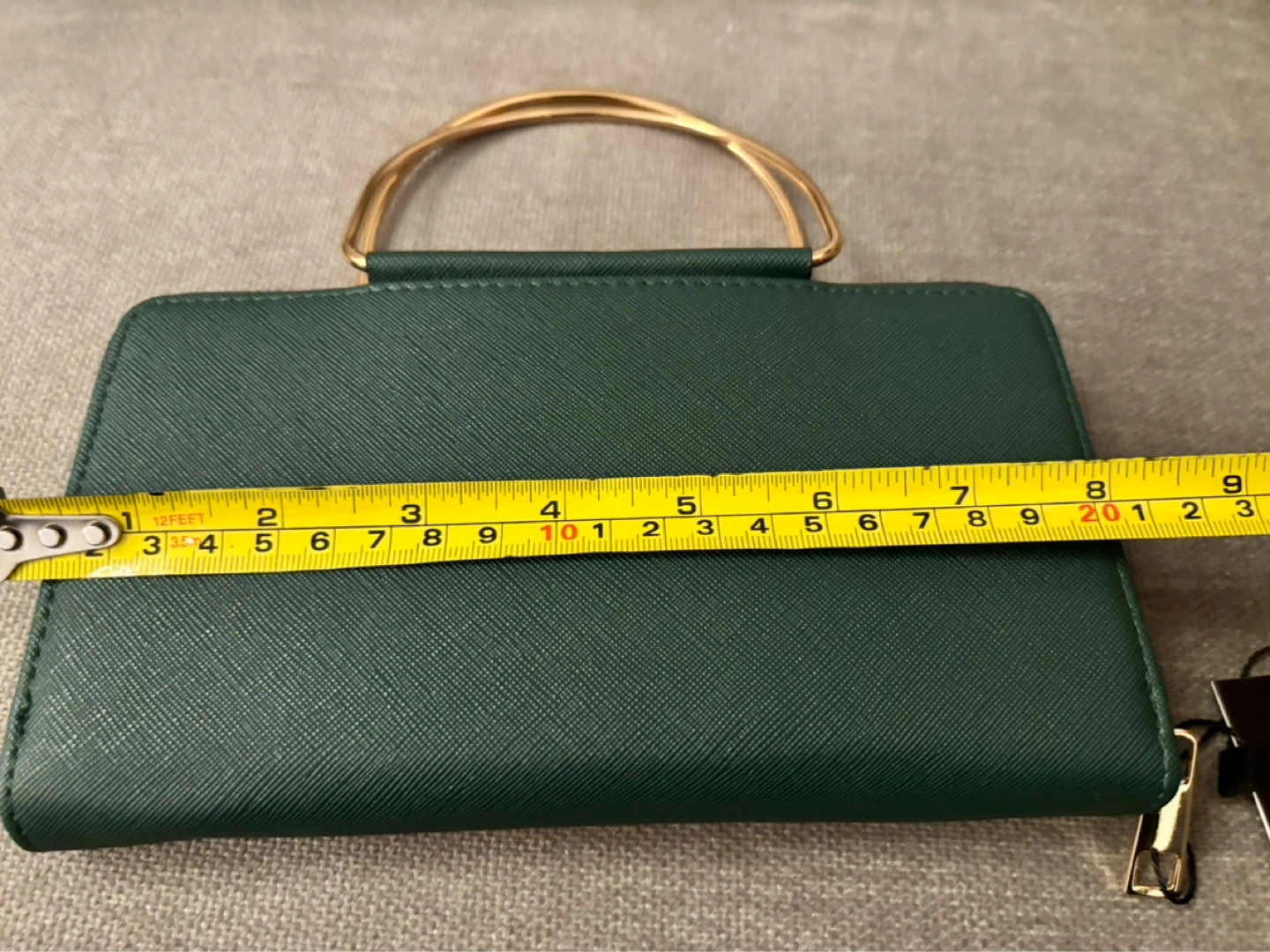 Badgley Mischka Green Wallet Gold Handle - photo 4
