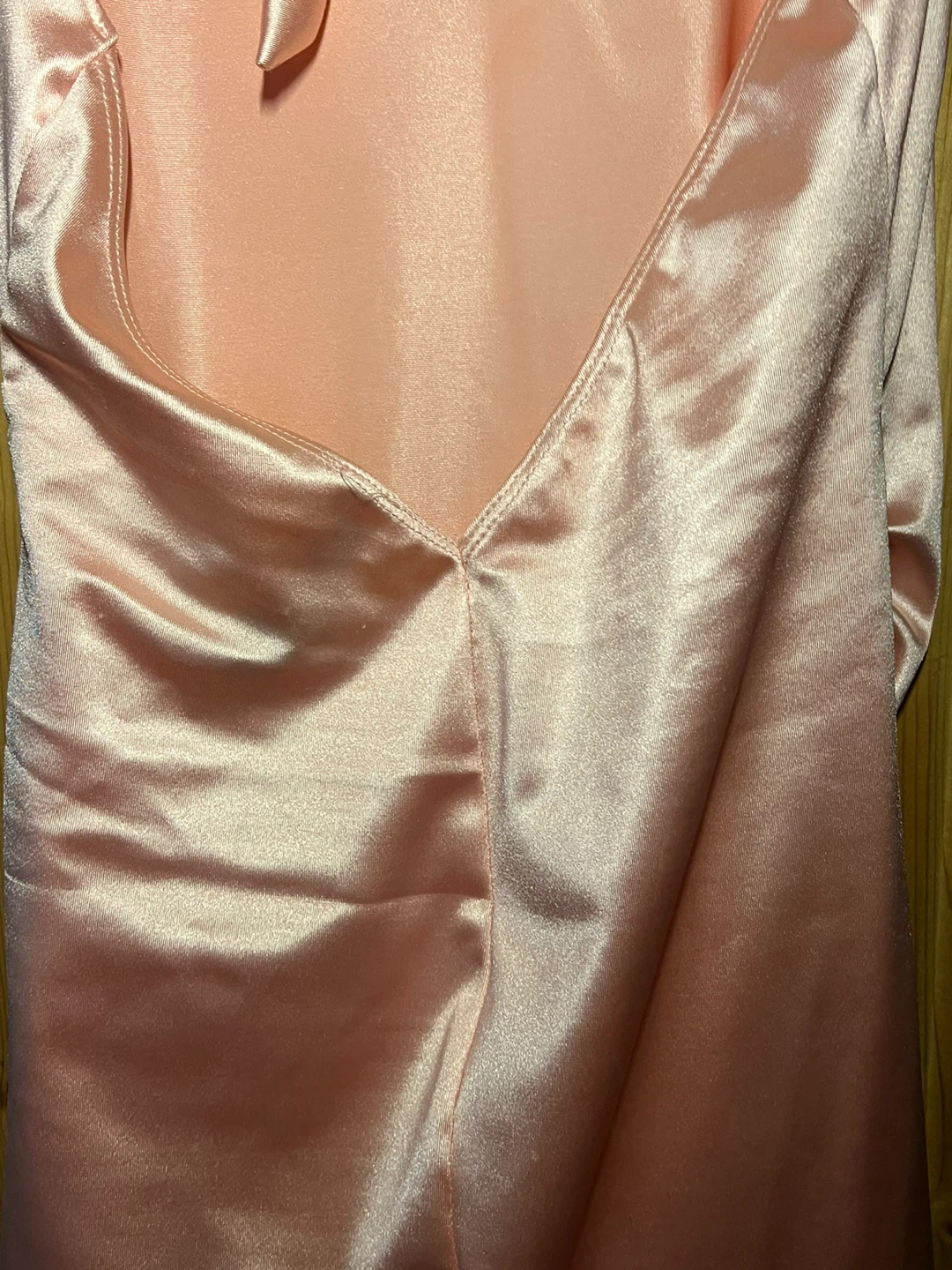 Pink Satin Halterneck Mini Dress - photo 4
