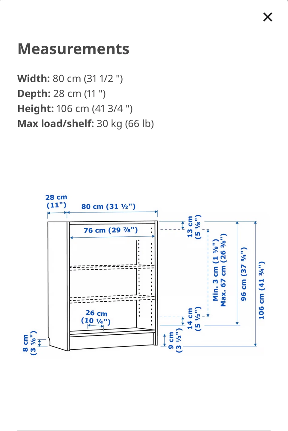 IKEA BILLY Bookcase - Black Oak Effect - photo 2