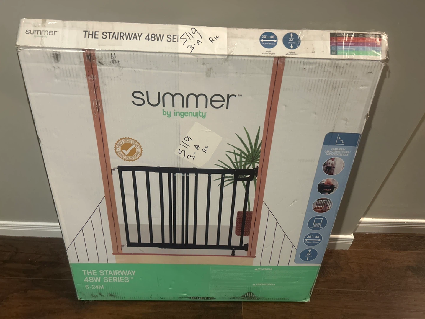 Summer by Ingenuity Stairway 48W Series Safety Gate