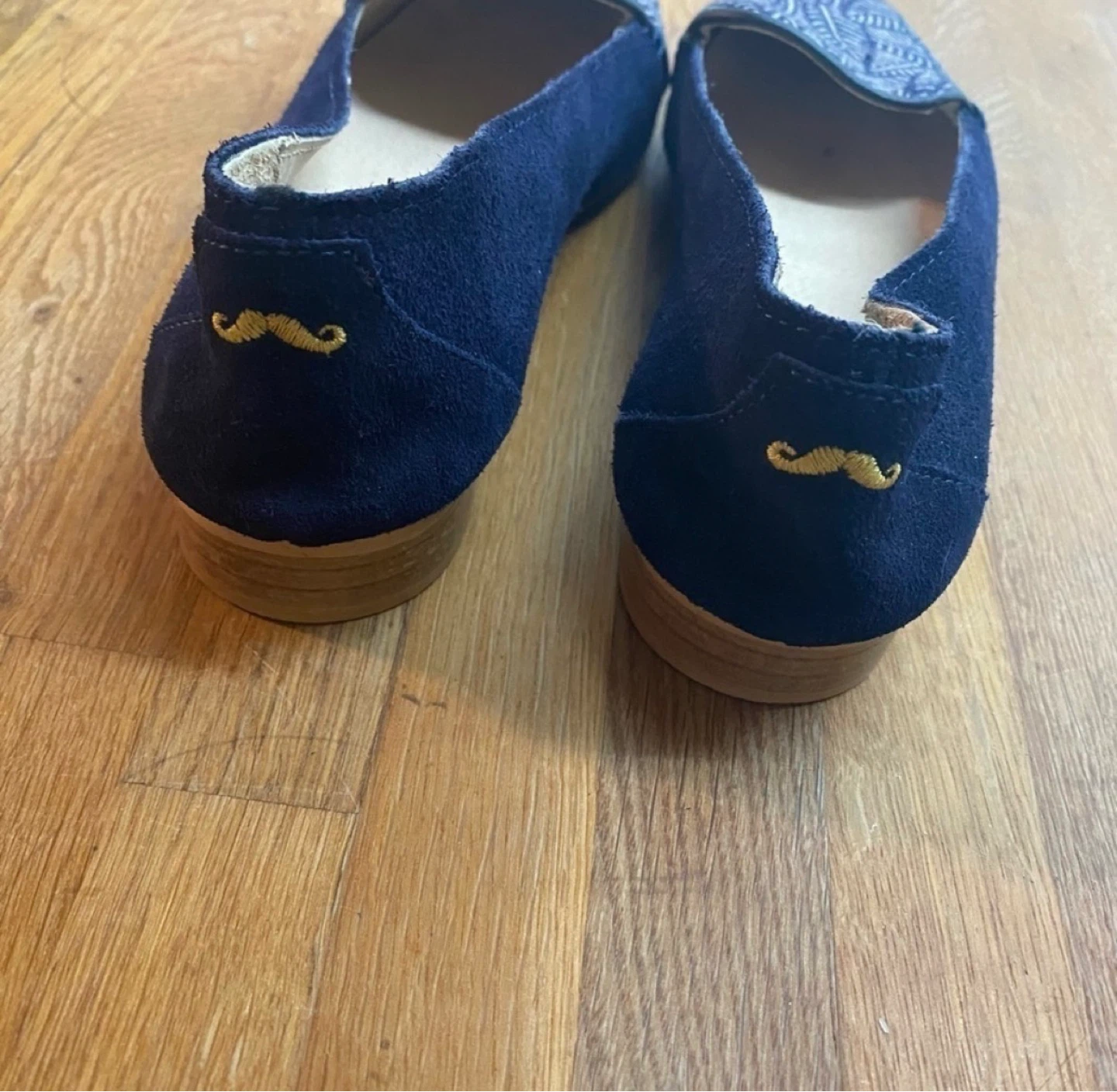 M. Moustache blue leather women’s shoes - photo 3