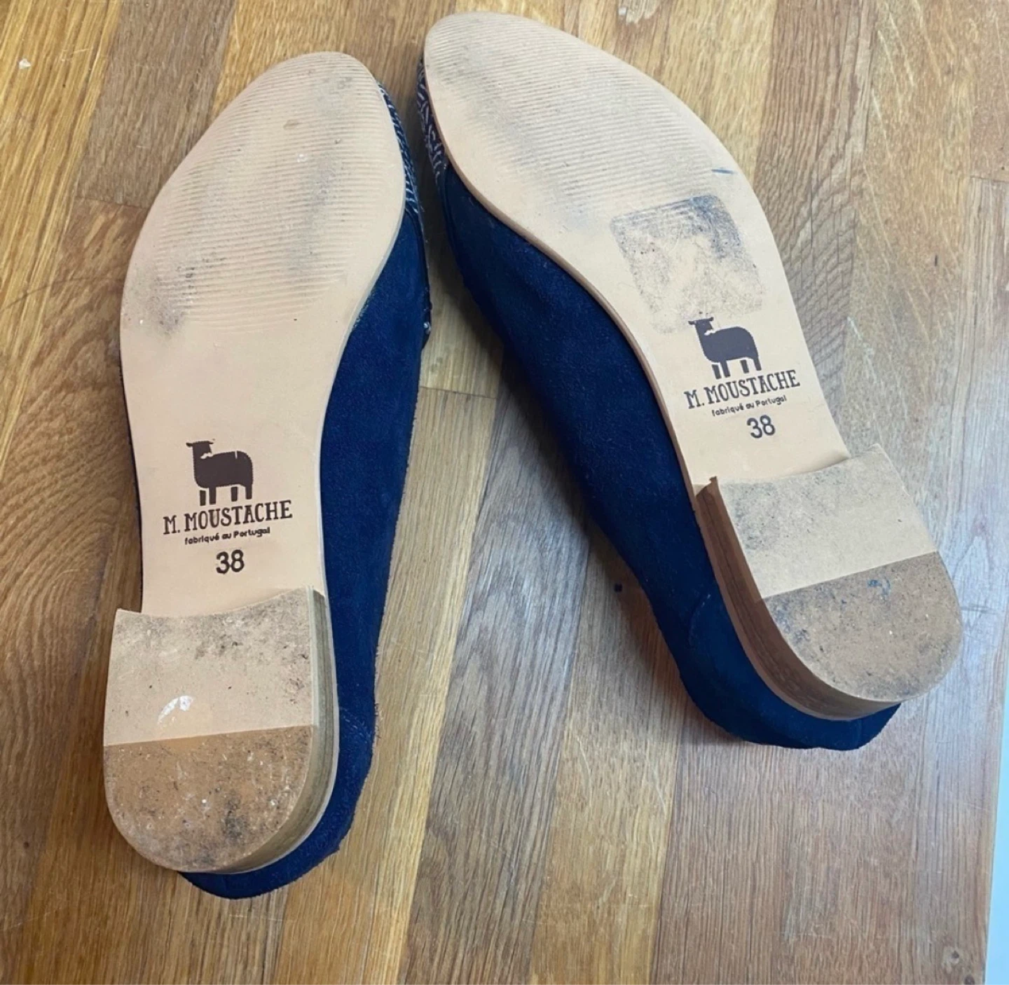 M. Moustache blue leather women’s shoes - photo 5