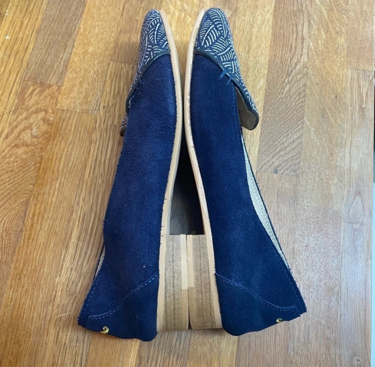 M. Moustache blue leather women’s shoes - photo 4