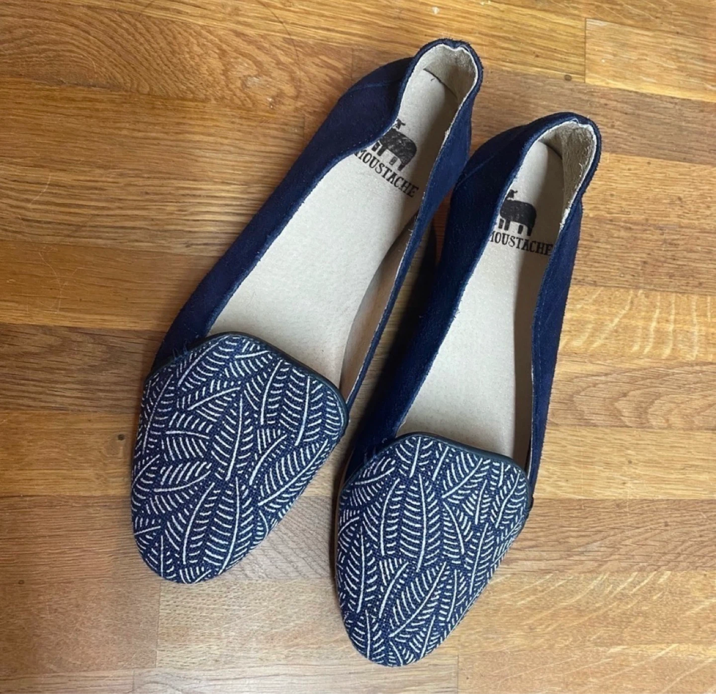 M. Moustache blue leather women’s shoes - photo 2