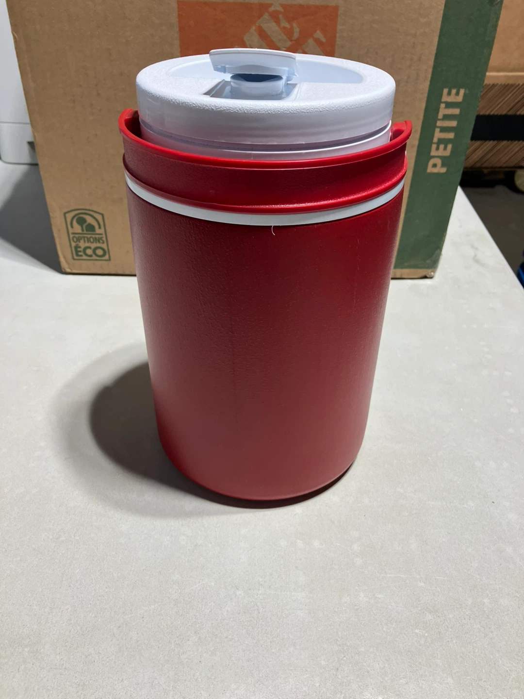 Red Beverage Dispenser Water Cooler Jug