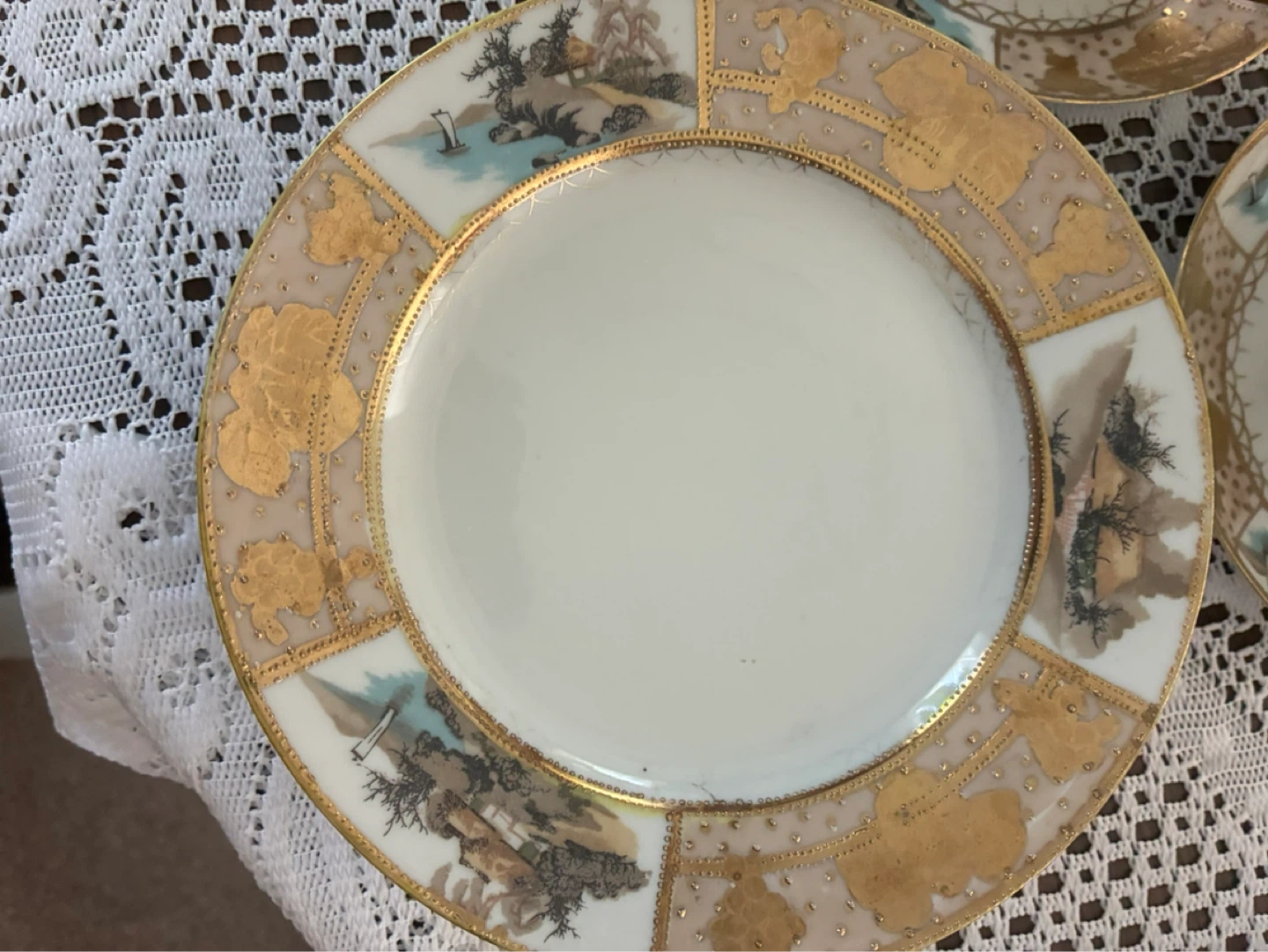 Vintage Teacup and Saucer Set with Creamer - photo 2