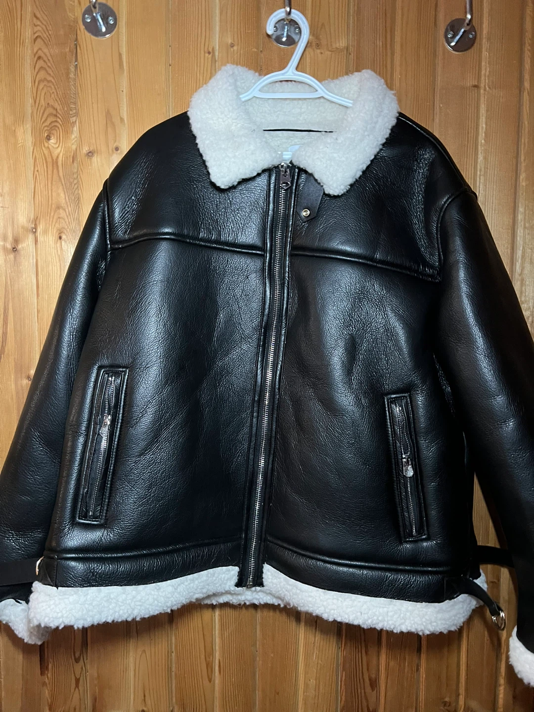 mySTYLE Black Faux Leather Jacket