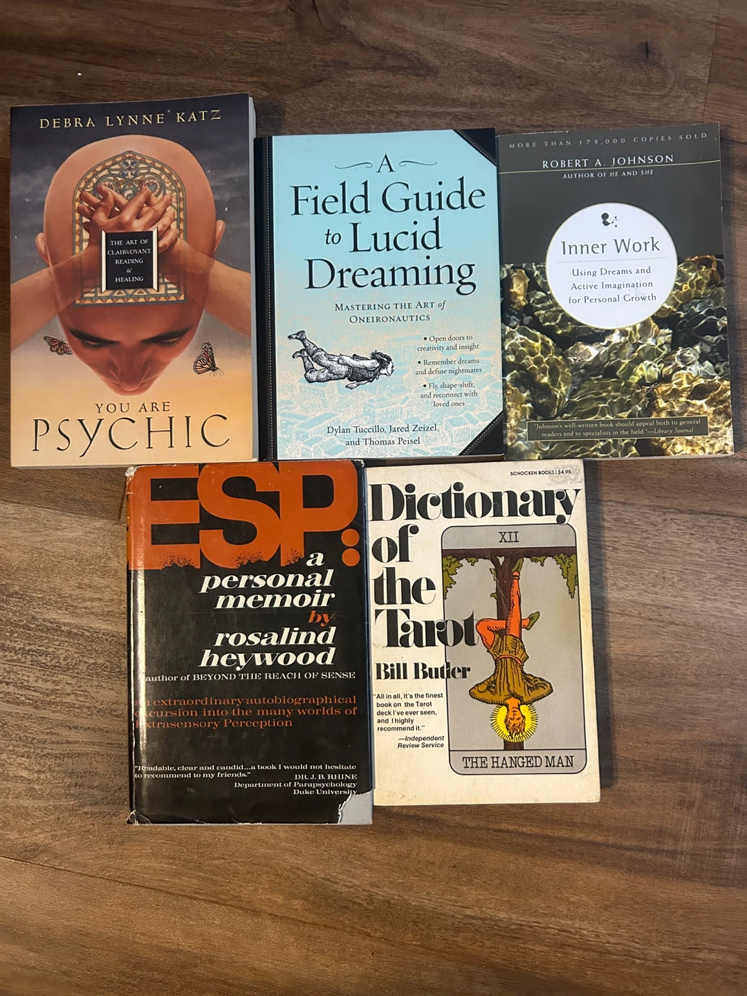 Books on Psychic Phenomena, Tarot, Dreams