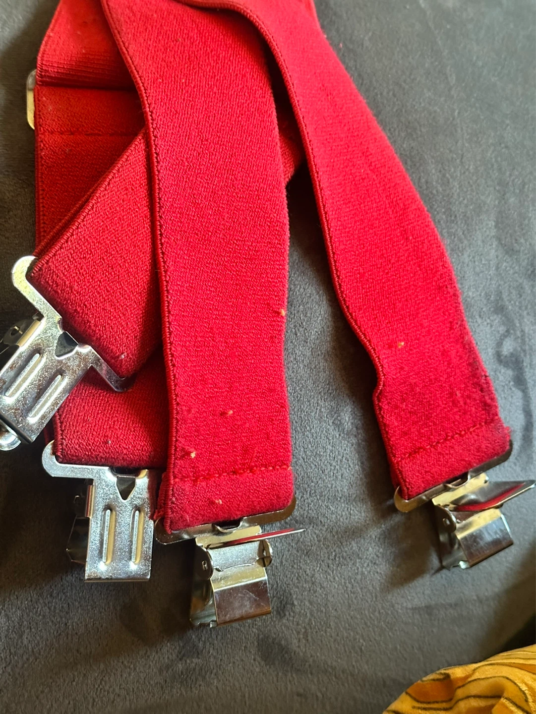 Kunny’s Red Heavy Duty Suspenders - photo 3