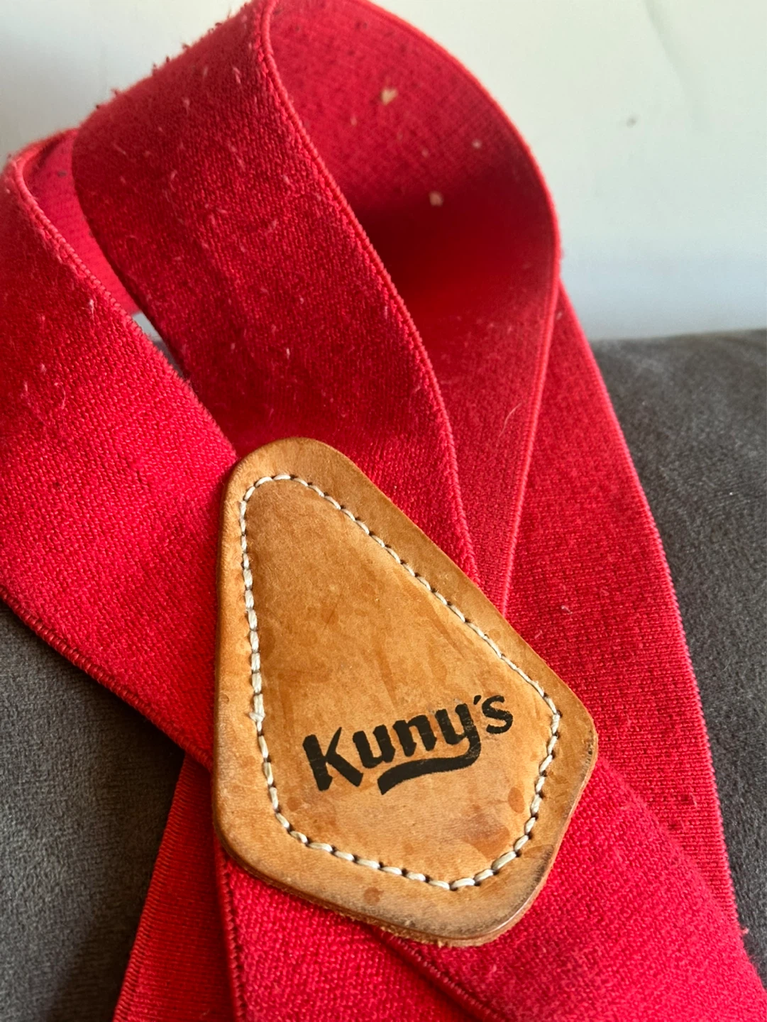 Kunny’s Red Heavy Duty Suspenders - photo 2