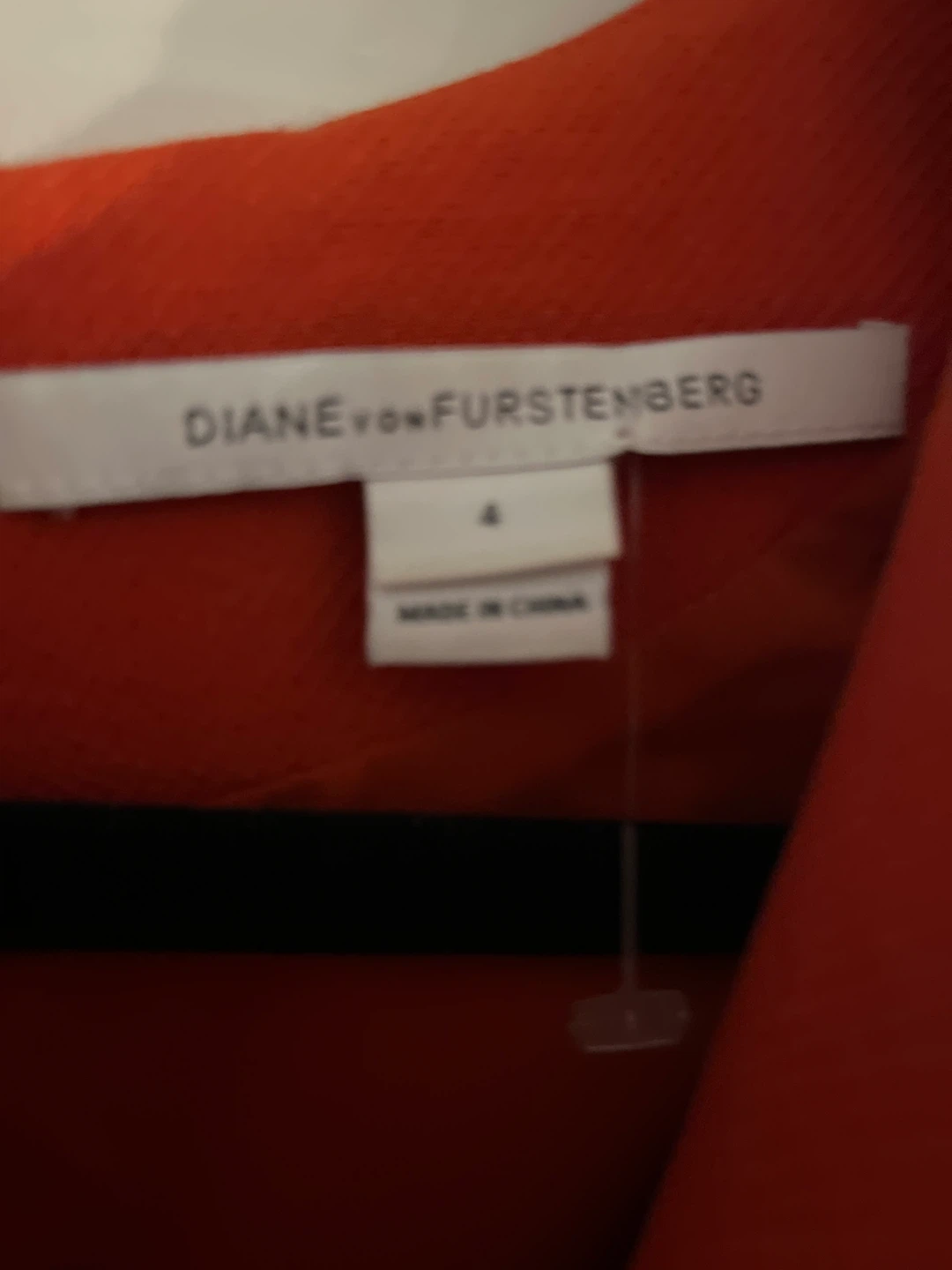 Diane von Furstenberg Red Sheath Dress Size 4 - photo 2