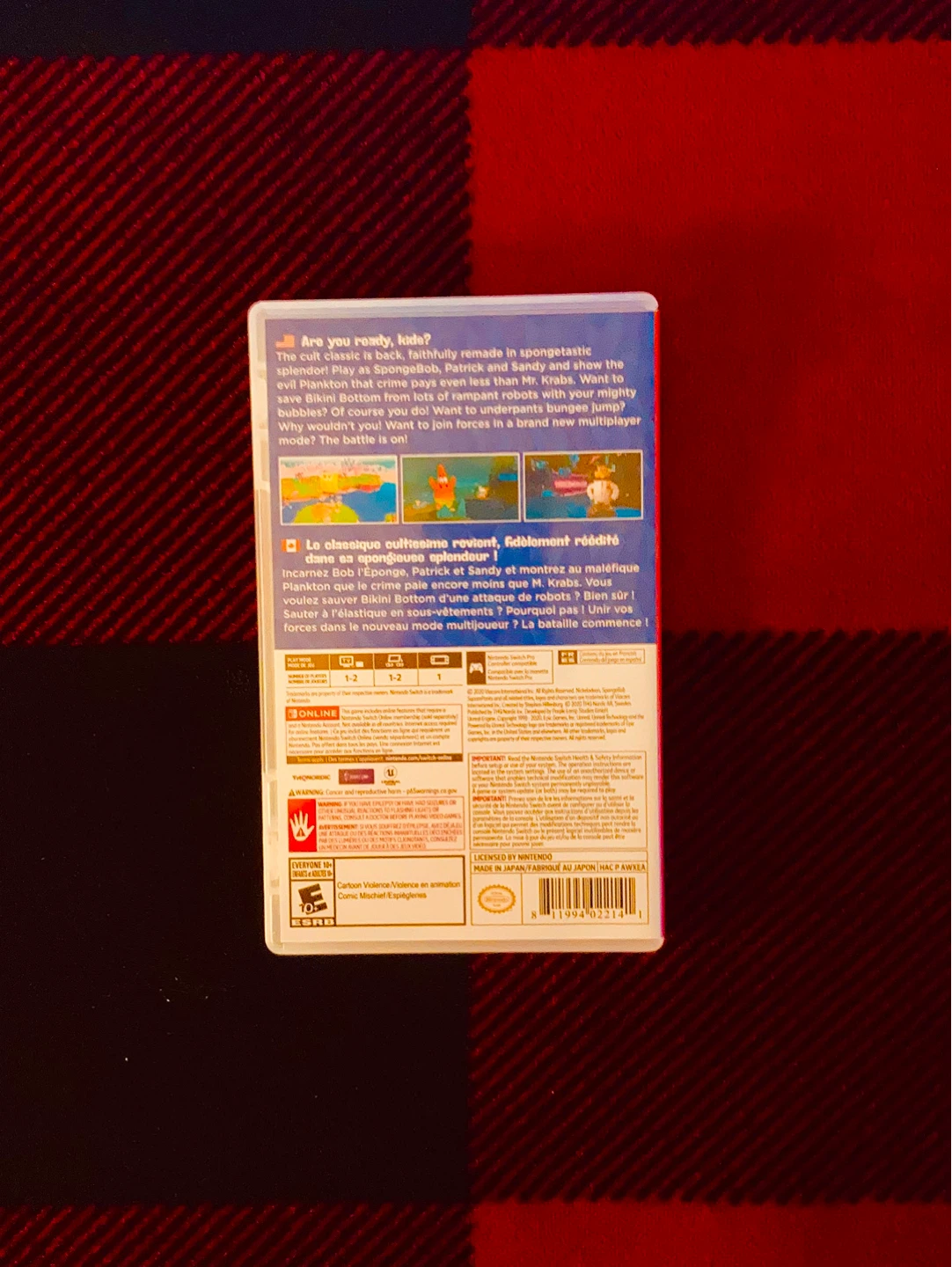 SpongeBob Battle for Bikini Bottom Nintendo Switch Game - photo 2