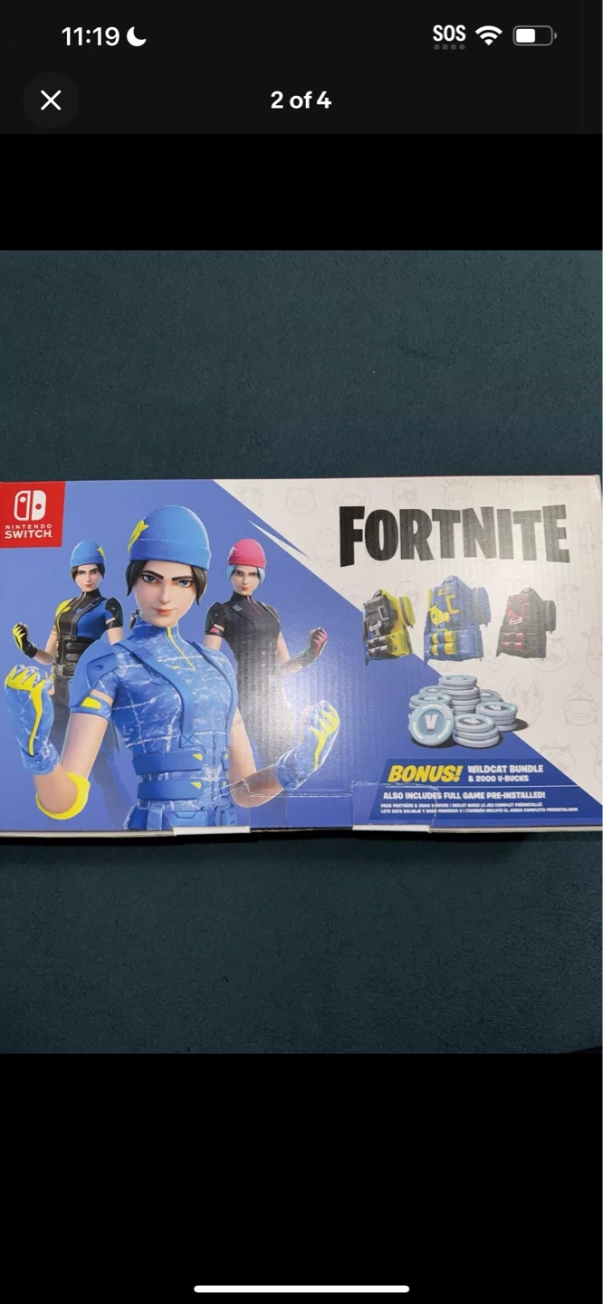 Nintendo Switch Fortnite Edition Console with Wildcat Bundle - photo 2