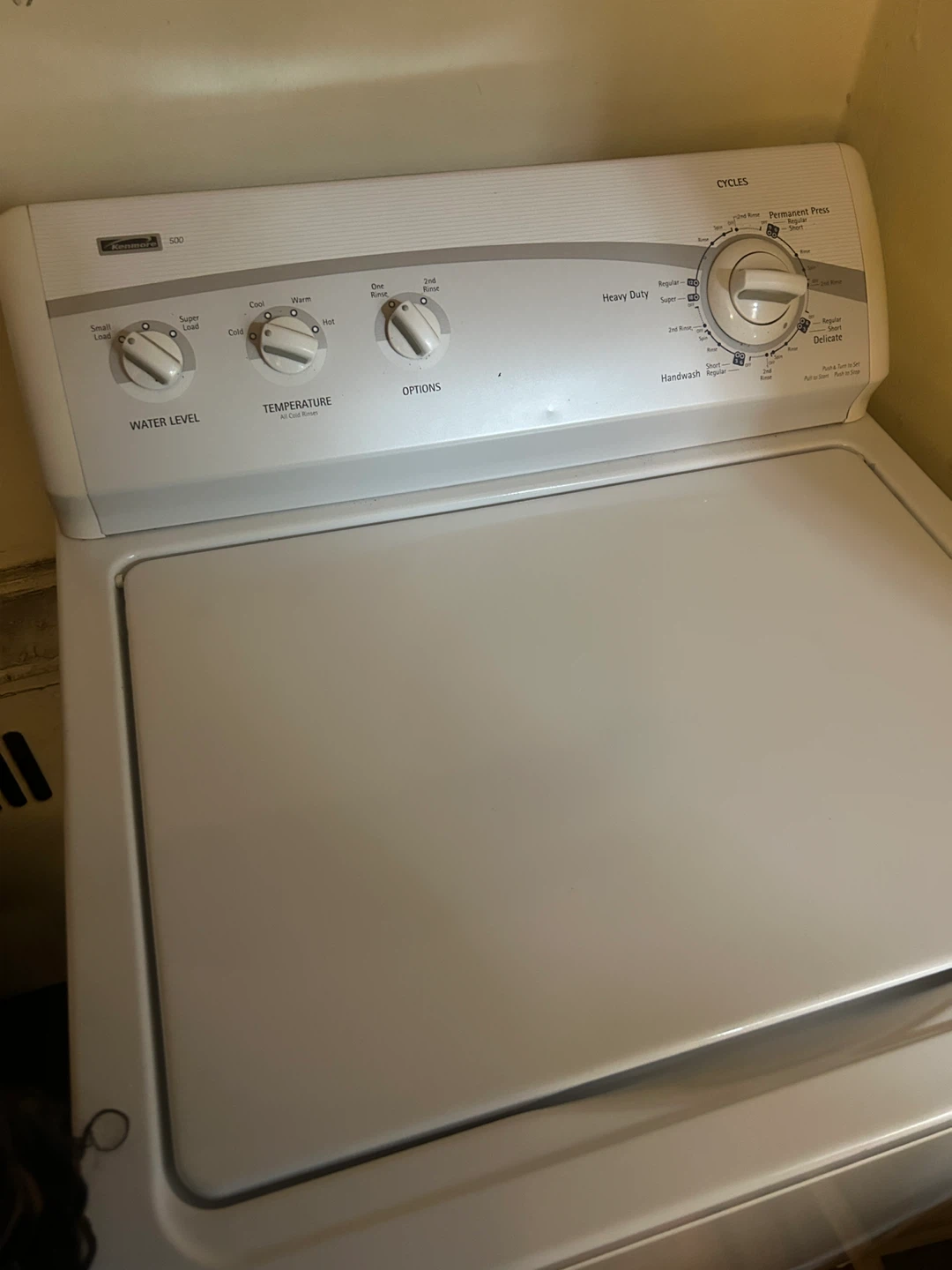 Kenmore 500 Series Top Load Washing Machine - photo 5