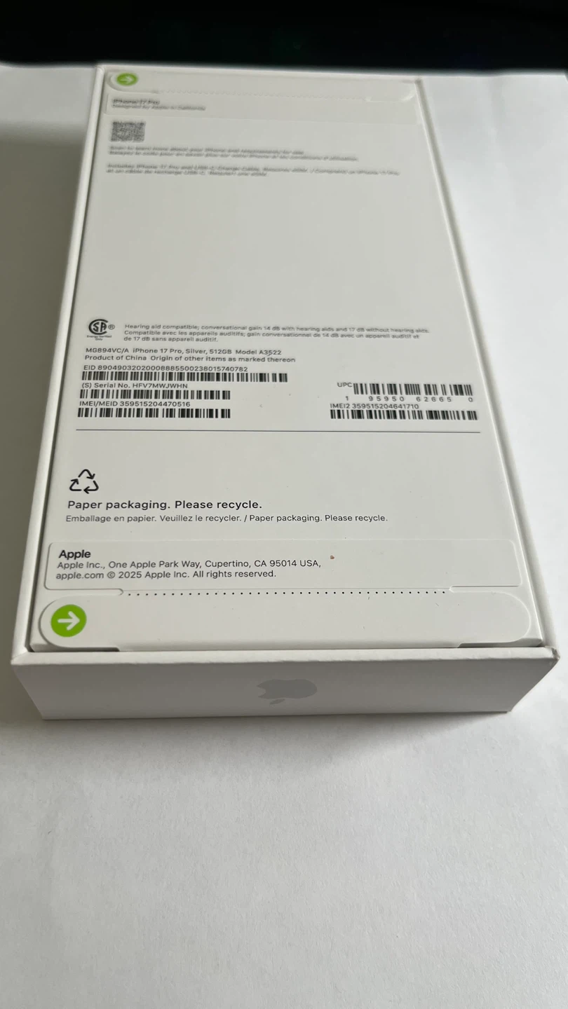 Apple iPhone 17 Pro Silver 512gb - photo 3