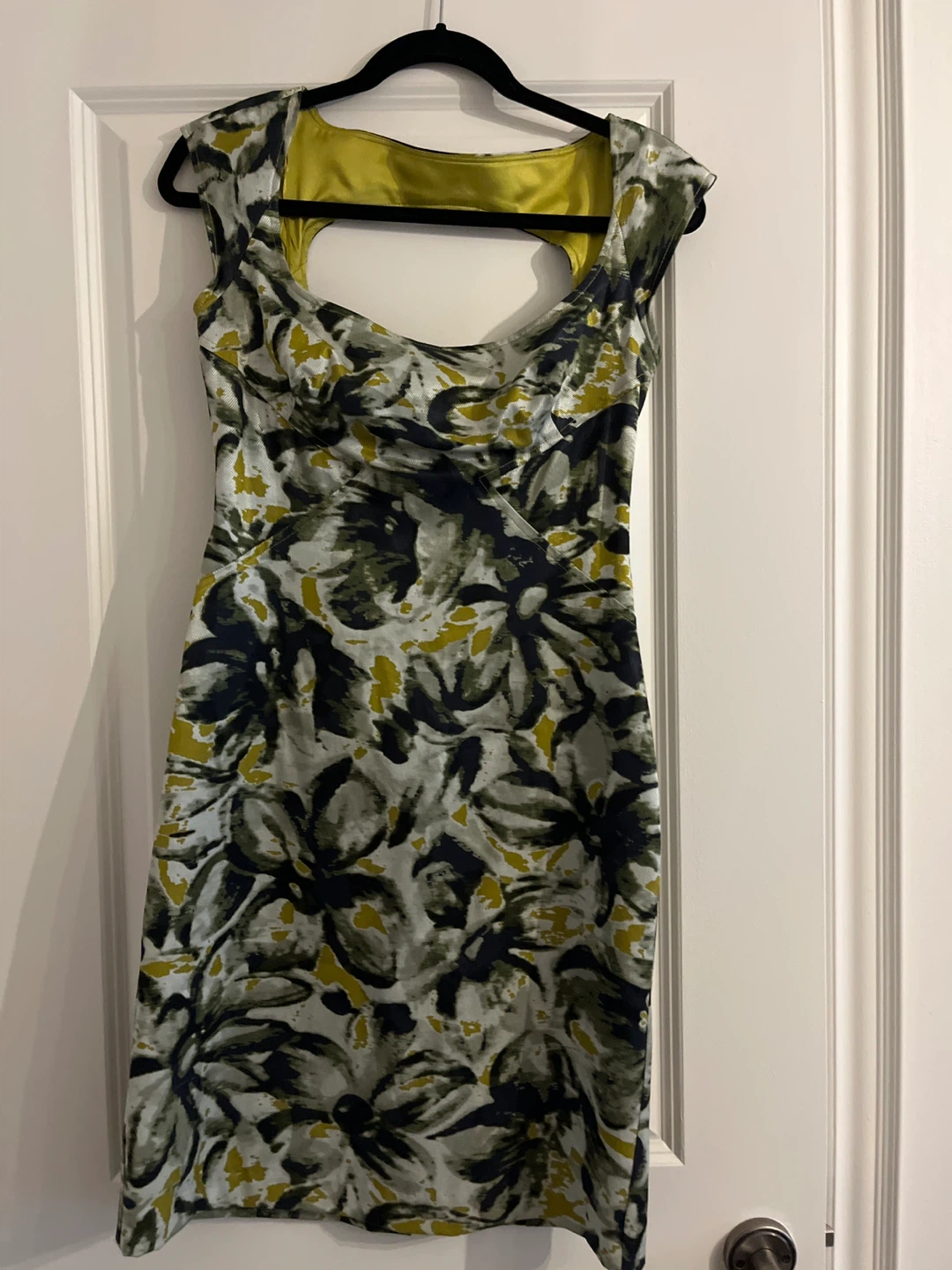 Jessica Simpson Floral Print Cutout Dress Size 4