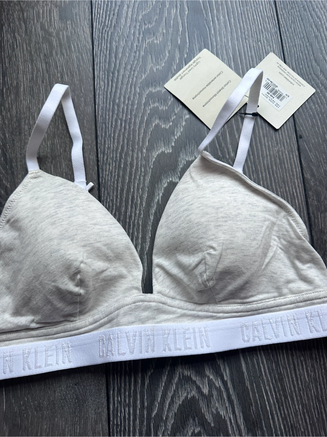 NEW Calvin Klein Triangle Bralette - S