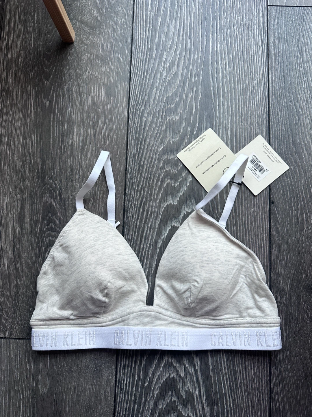 NEW Calvin Klein Triangle Bralette - S - photo 3