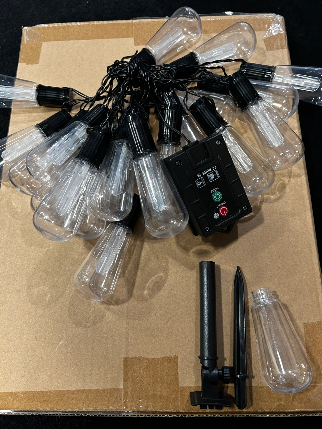 Solar Powered String Lights - 20 Bulbs