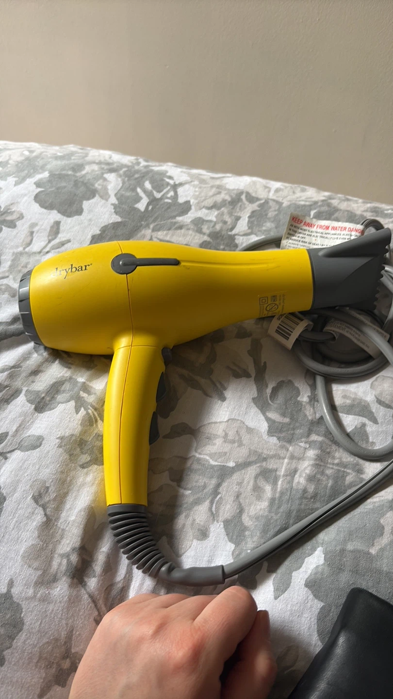 Yellow Drybar Hair Dryer