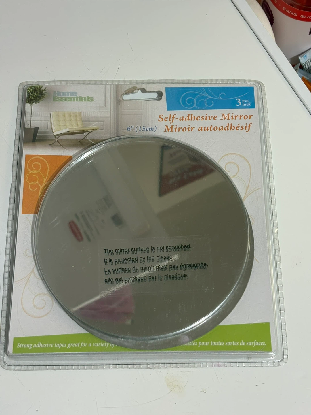 BNIP Self Adhesive Mirror’s 3pk
