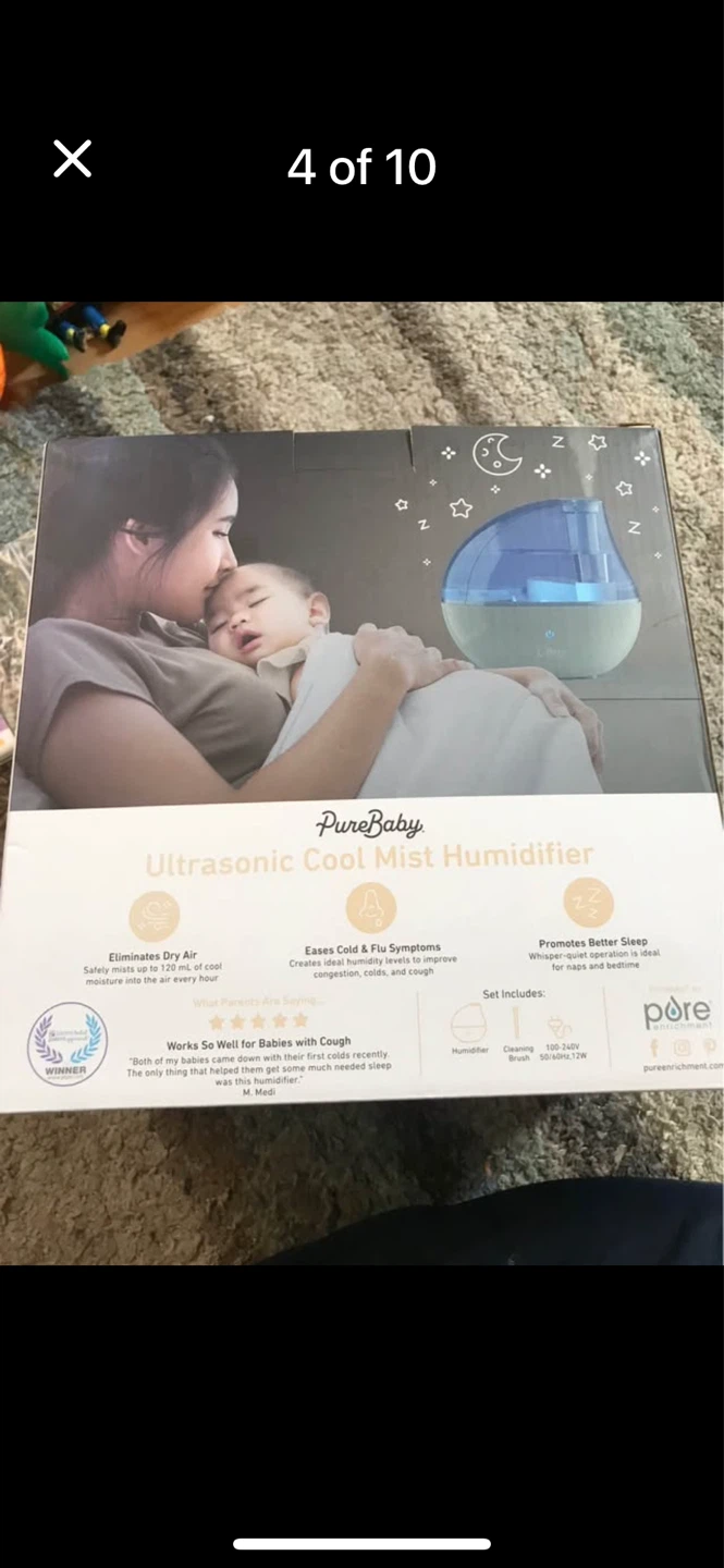 Ultrasonic cool mist humidifier - photo 3