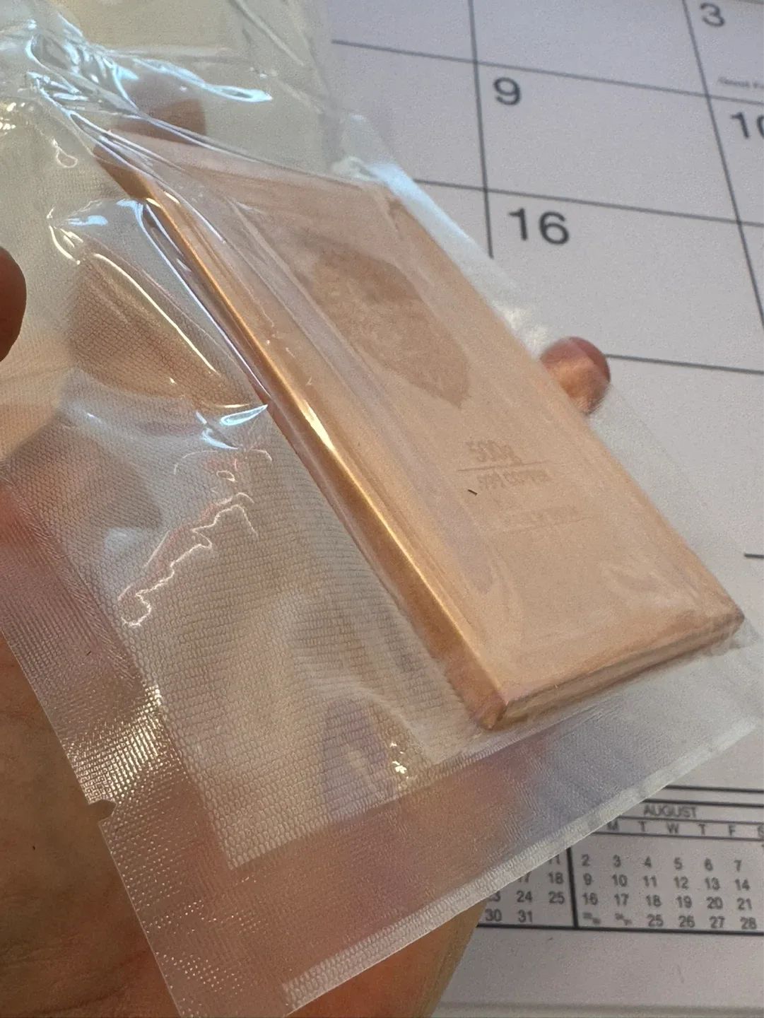 The Hampshire Mint 1000g .999 Copper Bar sealed 🌱 - photo 5