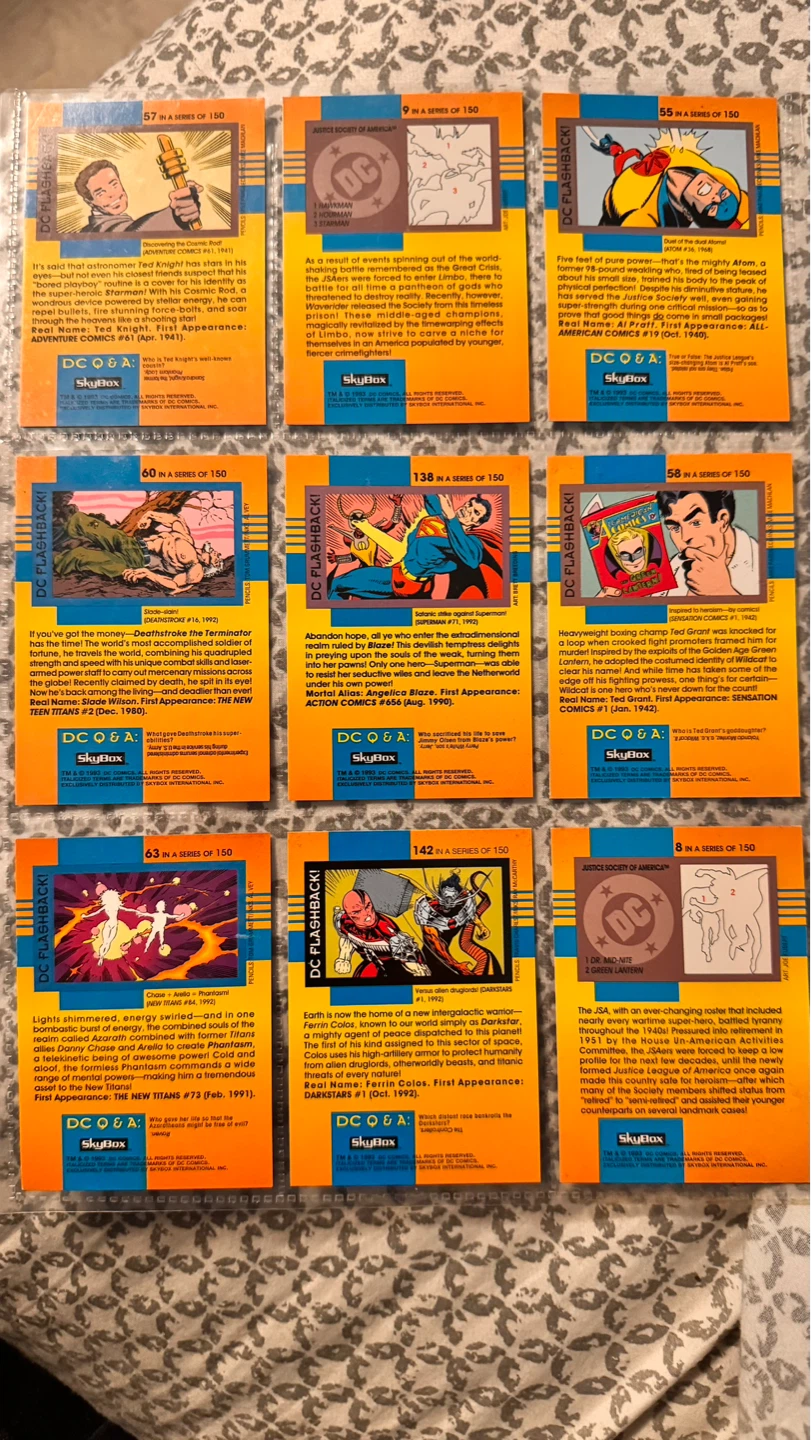 DC Comics Trading Cards