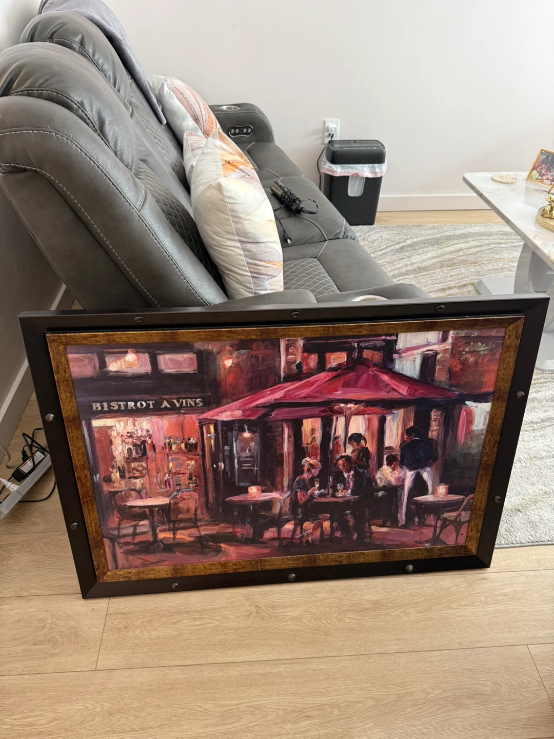 3 set of frames and antique candle holder and decorative - photo 2