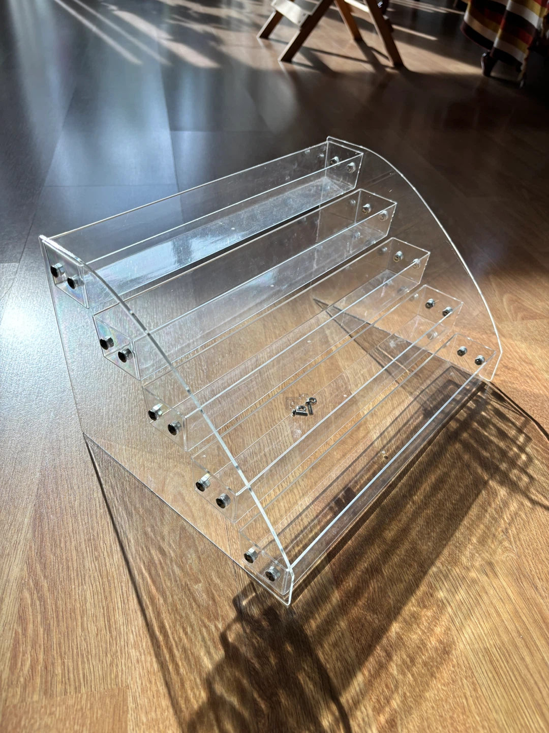 Clear Acrylic 4-Tier Display Stand