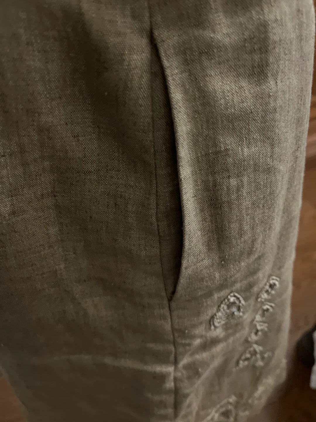 DKNY Linen Blend Skirt - Size 2 - photo 3