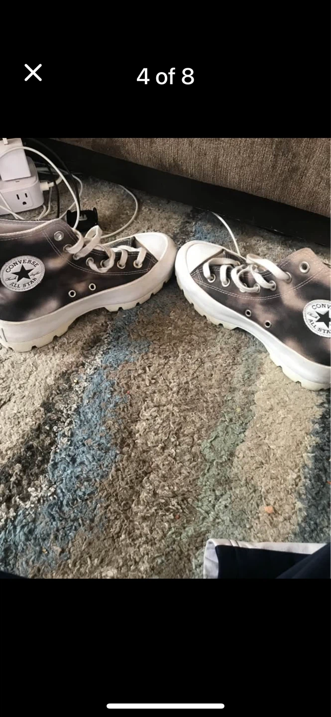 Converse all-star camouflage platform high tops sneakers - photo 3