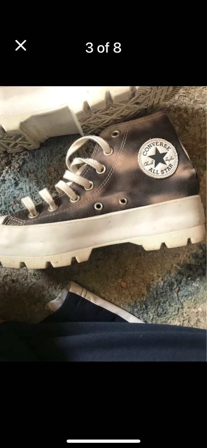 Converse all-star camouflage platform high tops sneakers - photo 2