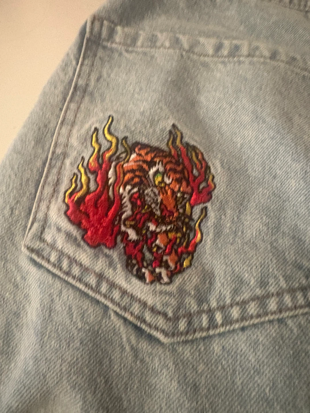 unisex brand new jorts jean shorts size 32 - photo 3