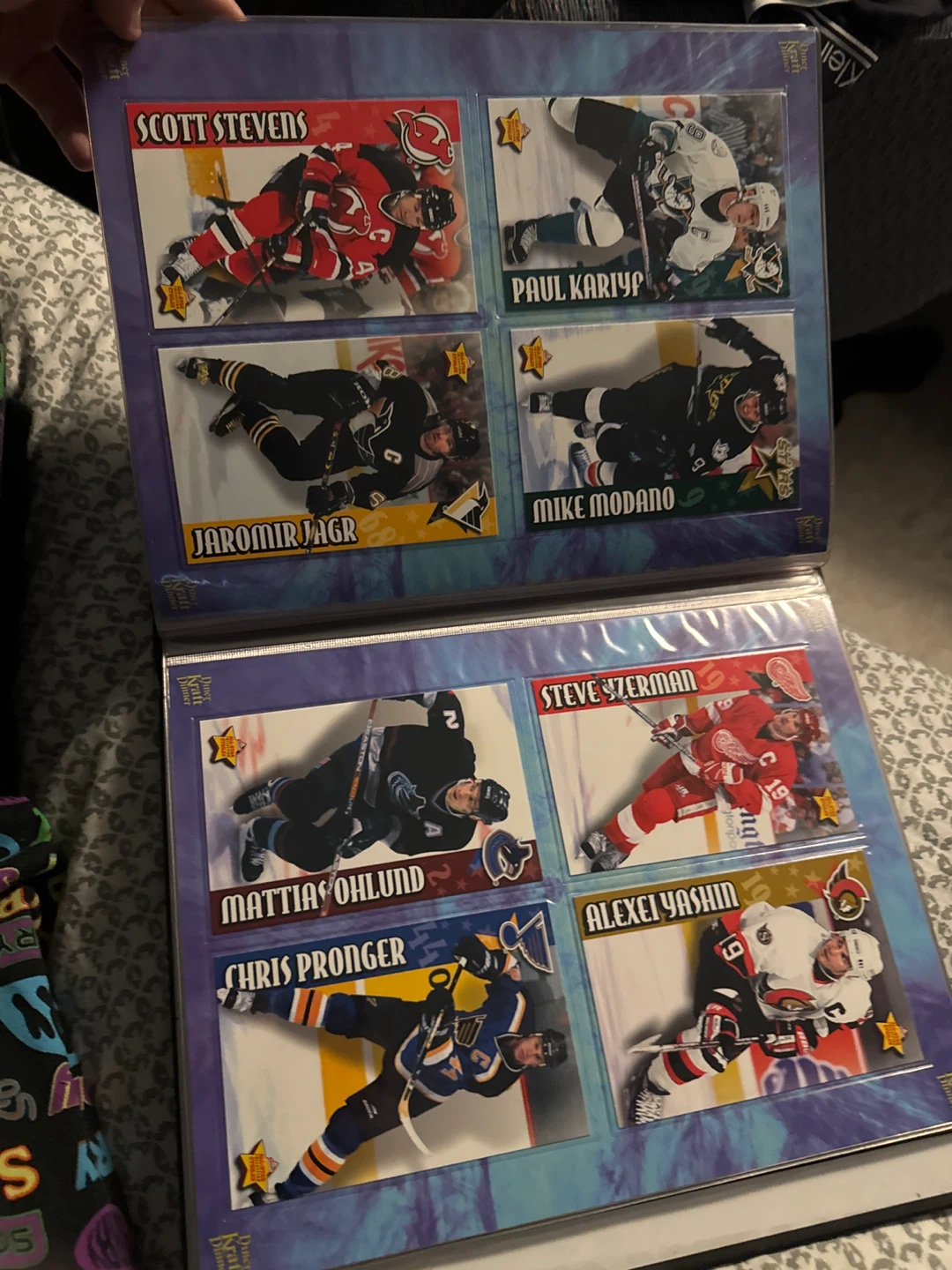 Kraft NHL All-Star Collection 1999-2000 Hockey Card Binder - photo 3