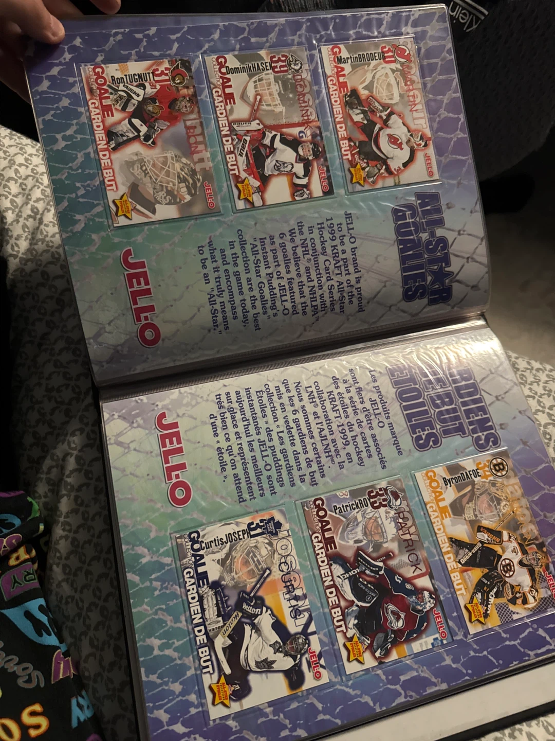 Kraft NHL All-Star Collection 1999-2000 Hockey Card Binder - photo 4