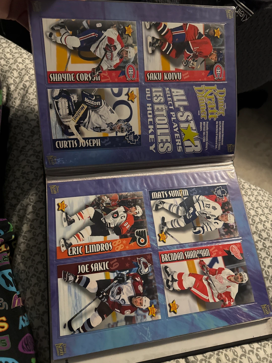 Kraft NHL All-Star Collection 1999-2000 Hockey Card Binder - photo 2