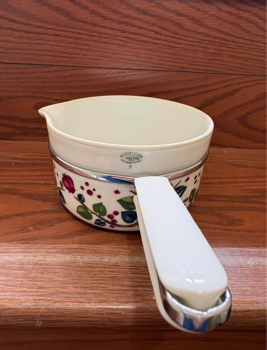 VTG Haviland Aluminite Limoges France Frogier Saucepan - photo 3