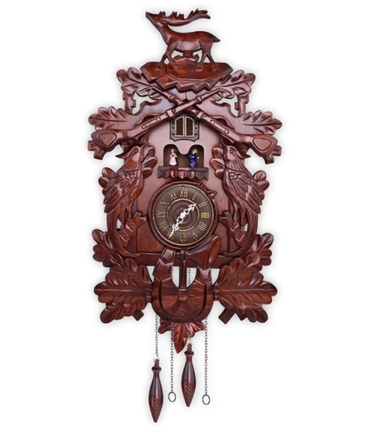 Decorative Cuckoo Clock - Wood Carving