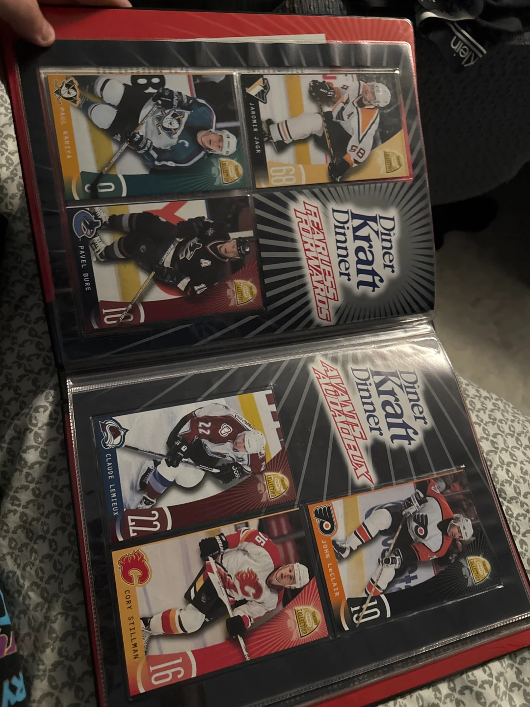 1998/1999 Kraft Collection NHL Hockey Card Binder - photo 3
