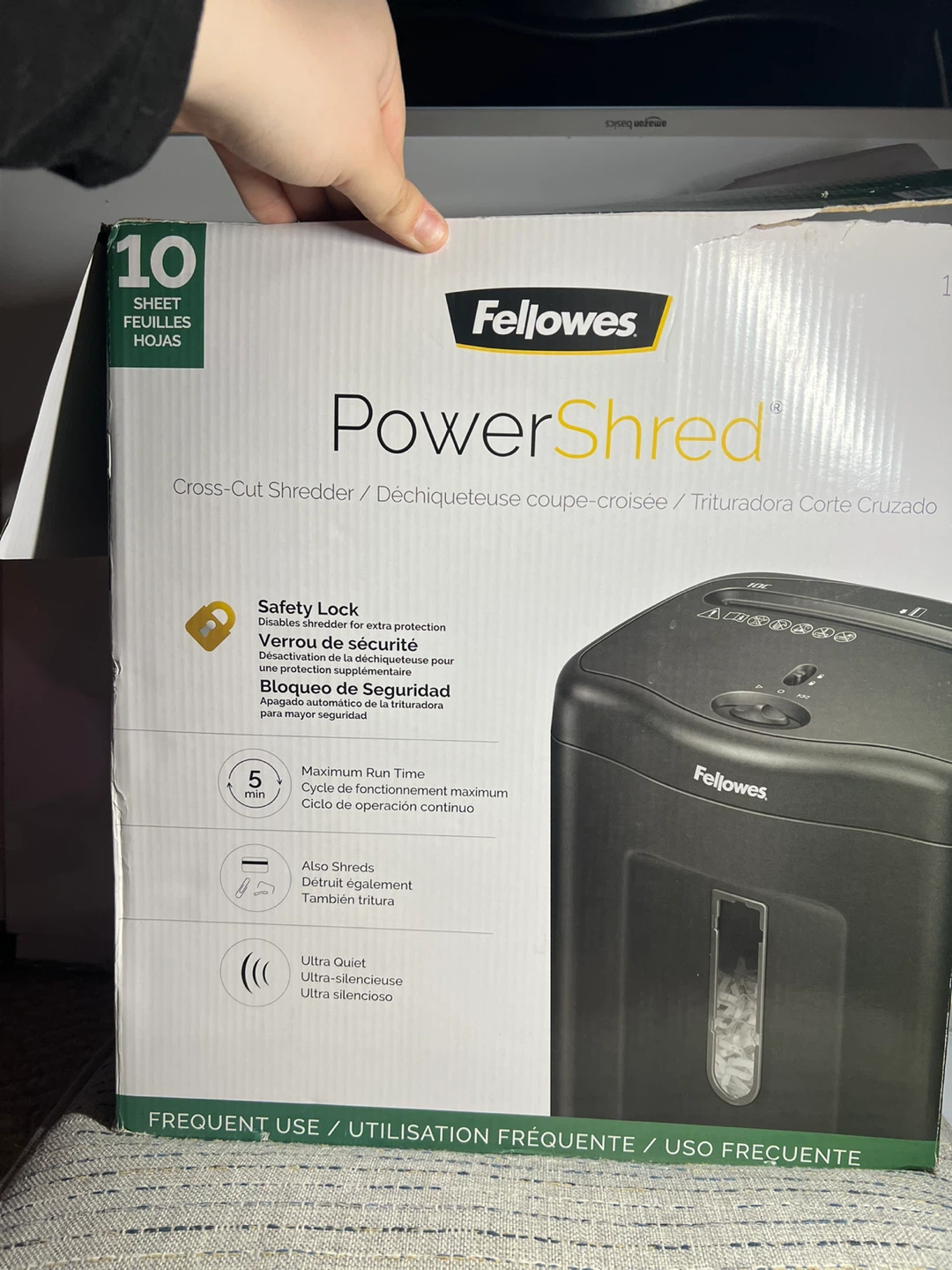 Fellowes PowerShred Cross-Cut Shredder
