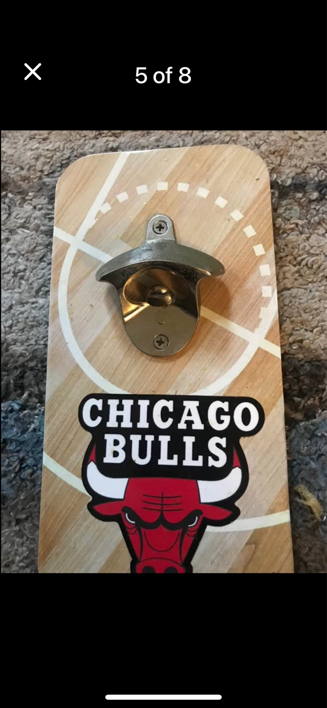 Chicago bulls magnetic bottle opener - photo 4